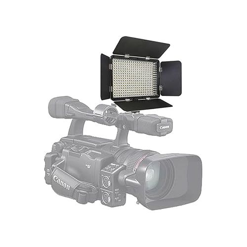  Vidpro LED-330X Photo and Video Light Kit - On Camera Panel LED Light - Adjustable and Dimmable 3200K-5600K Variable Color Light Fits Cameras w/Hot Shoe Includes Rechargeable Battery Diffuser