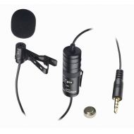 Nikon D3100 Digital Camera External Microphone Vidpro XM-L Wired Lavalier Microphone - 20 Audio Cable - Transducer Type: Electret Condenser