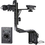 Vidpro MH-430 Motorized Pan & Tilt Gimbal Head - Complete Set Includes Joystick Cables Adapter and Carrying Case - Remote Control Pan Tilt and Rotate DLSR Camcorder Video Equipment