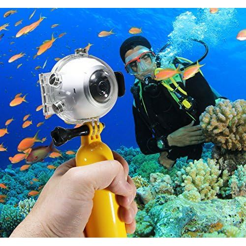  VidPro Underwater Housing Case for Samsung Gear 360 Camera (2016 V1 only) - NOT 2017 Version
