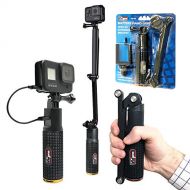 Vidpro PG-6X Rechargeable Battery Hand Grip with Folding Extension Bracket for GoPro Hero Action Cameras, Camcorders and Smart Phones. 5X Extended Run. Works with GoPro Max and Her
