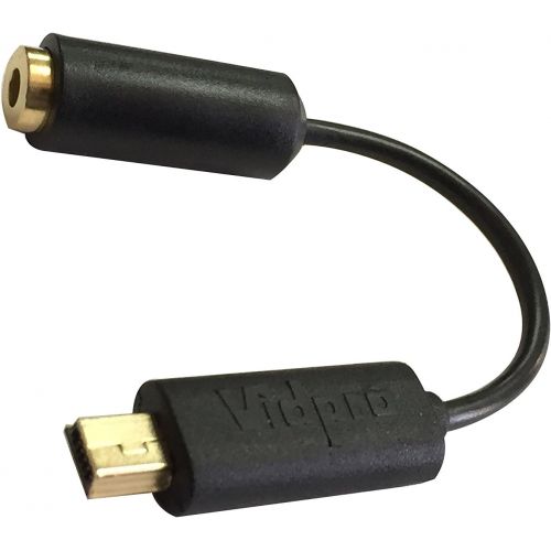  VidPro Microphone Adapter for GoPro Hero3 and Hero4 Only 3.5mm to USB Mini