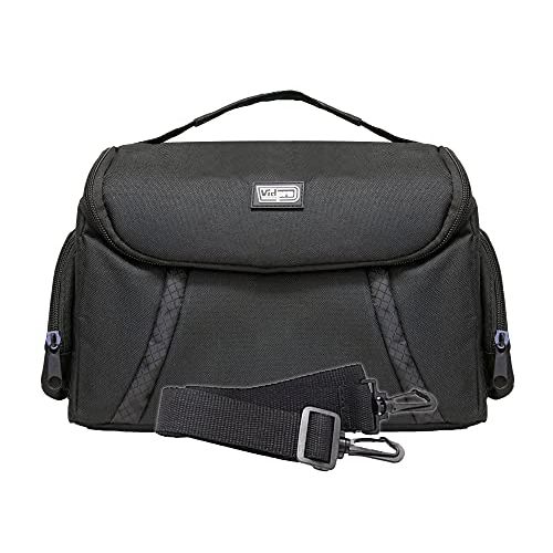  Vidpro CR-350 Medium Gadget Bag for DSLR Camcorders and Video Cameras Holds 1-2 Camera Bodies and 2 Additional Lenses Flashes or Other Accessories Configurable Velcro Dividers