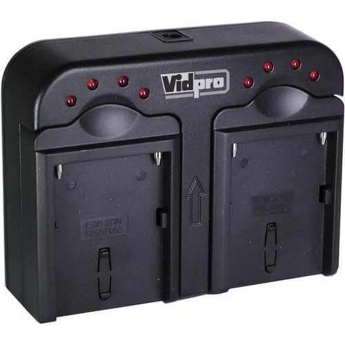  VidPro Sony DCR-TRV480 Camcorder Lighting Vidpro Varicolor 312-Bulb Video and Photo LED Light Kit