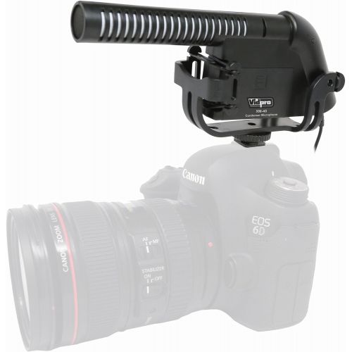  VidPro Vidpro XM-40 Condenser Shotgun Video Microphone with Fuzzy Windbuster