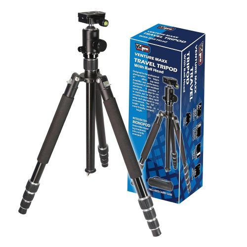  VidPro Vidpro AT-72 Venture Maxx 72 Professional Aluminum Travel Tripod with Ball Head & Case