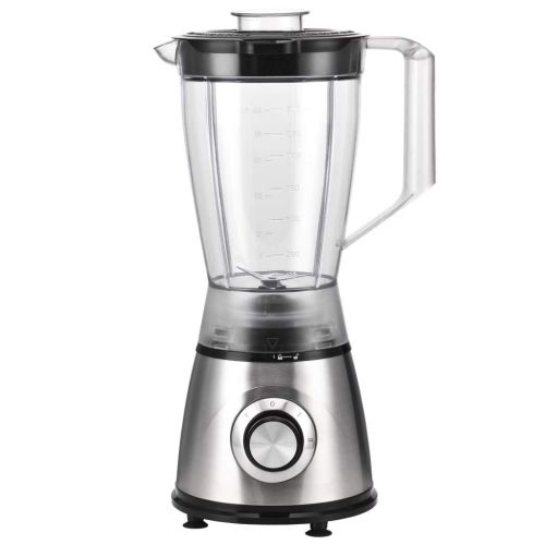  vidaXL Mixer 400W 1,5L Edelstahl Schwarz Standmixer Smoothie Maker Kuechenmixer