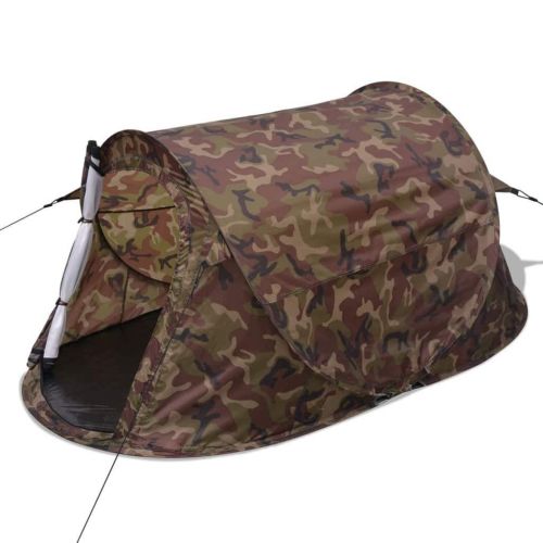  VidaXL vidaXL Wurfzelt Pop-up Strand Camping Trekkingzelt Automatik 2 Person Camouflage