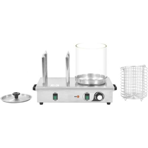  vidaXL Glaszylinder Wuerstchenwarmer Bockwurstwarmer Hot Dog Maker Ersatzglas