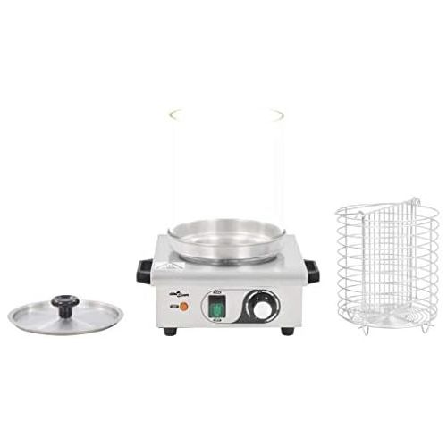  [아마존베스트]vidaXL Hot Dog Device Maker 450 W Sausage Warmer Bockwurst Warmer Sausage Cooker