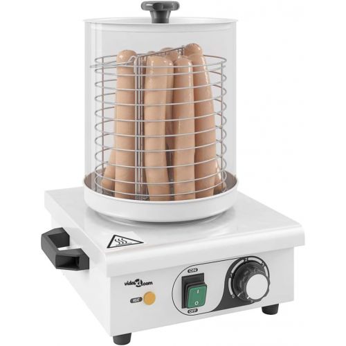  [아마존베스트]vidaXL Hot Dog Device Maker 450 W Sausage Warmer Bockwurst Warmer Sausage Cooker