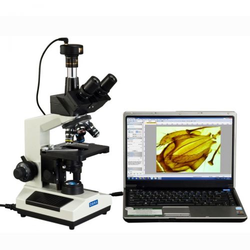  OMAX 40X-2500X Lab Trinocular Compound LED Microscope with 5MP Digital Camera