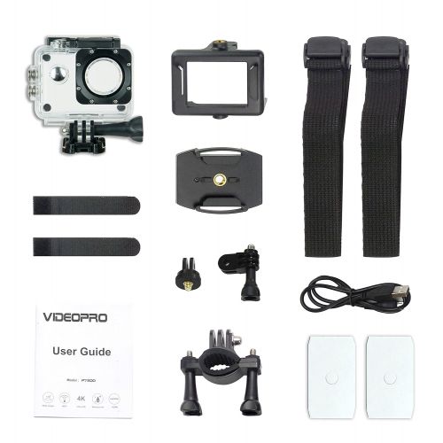  Sport Camera 1080P Full HD Waterproof Underwater Camera VideoPro WiFi Control with 170° Wide-angle Lens 16MP and Mounting Accessories Kit Yellow