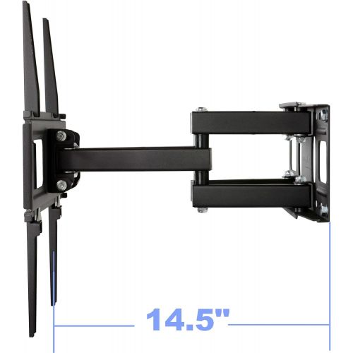  [아마존베스트]VideoSecu MW340B2 TV Wall Mount Bracket for most 32-65 Inch LED, LCD, OLED and Plasma Flat Screen TV, with Full Motion Tilt Swivel Articulating Dual Arms 14 Extend, up to VESA 400x