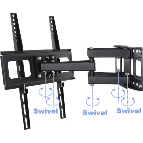  [아마존베스트]VideoSecu MW340B2 TV Wall Mount Bracket for most 32-65 Inch LED, LCD, OLED and Plasma Flat Screen TV, with Full Motion Tilt Swivel Articulating Dual Arms 14 Extend, up to VESA 400x