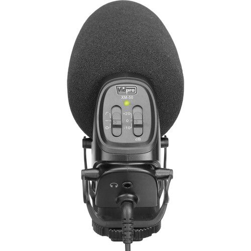  Vidpro XM-50 Camera-Mount Shotgun Microphone