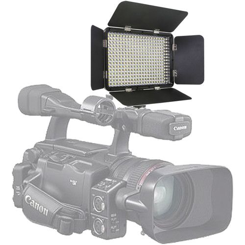  Vidpro LED-330X Variable-Color On-Camera LED Video Light Kit