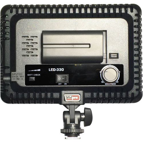  Vidpro LED-330 On-Camera LED Video Light Kit