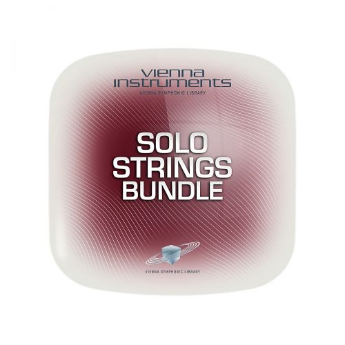  Vienna Instruments},description:The Vienna Solo Strings Bundle focuses on the solo instruments violin, viola, cello and double bass. It represents a comprehensive and sophisticated