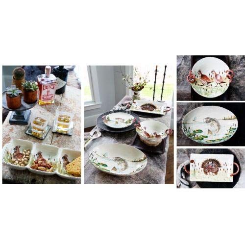  Vietri Wildlife Assorted Pasta Bowls