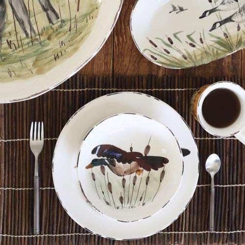  Vietri Wildlife Mallard Pasta Bowl