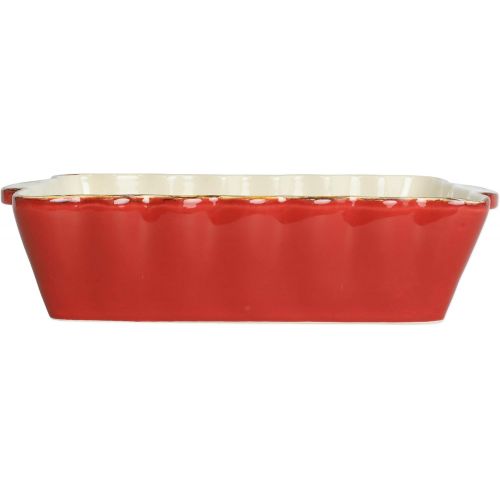  Vietri Italian Bakers Red Medium Rectangular Baker: Kitchen & Dining