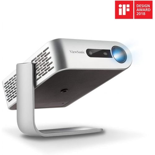  [아마존핫딜][아마존 핫딜] ViewSonic M1+ Portable Smart Wi-Fi Projector with Dual Harman Kardon Bluetooth Speakers HDMI USB Type C and Built-in Battery