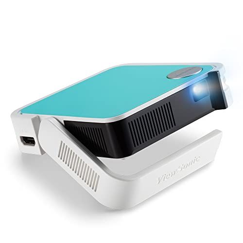  ViewSonic M1 Mini Ultra Portable LED Projector with Auto Keystone, JBL Speaker, HDMI, USB, Stream Netflix with Dongle (M1MINI)