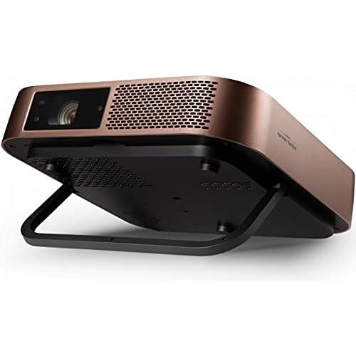  ViewSonic M2 1080p Portable Projector with 1200 LED Lumens, H/V Keystone, Auto Focus, Harman Kardon Bluetooth Speakers, HDMI, USB C, 12GB Storage, Stream Netflix with Dongle