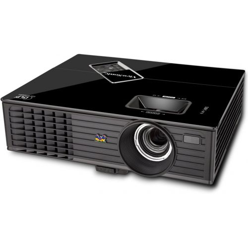  ViewSonic PJD5126 300-Inches 720i SVGA DLP Projector with 2700 ANSI Lumens,4000:1 Contrast Ratio,120Hz/3D-Ready, Integrated Speaker and Smart ECO - Black