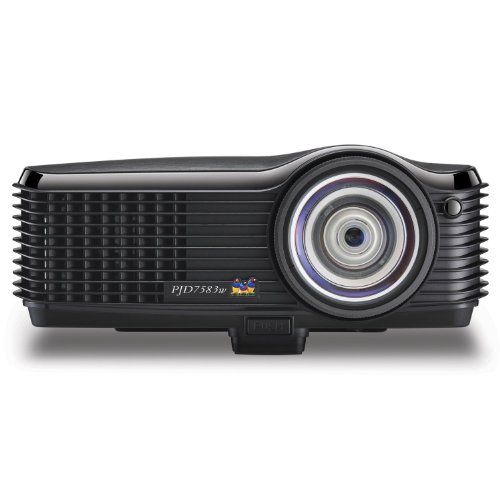  ViewSonic PJD7583W WXGA 1280x 800 Ultra Short Throw DLP Projector - 3000 lumens, 3000:1 DCR, 120Hz / 3D Ready, 10W Speakers