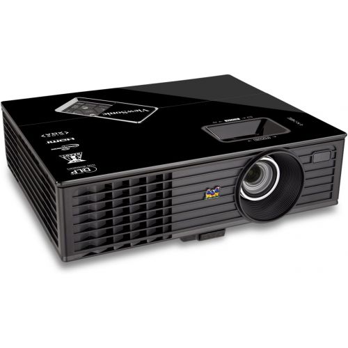  View Sonic PJD6553W 1080p Front Projector, 300 Inches - Black