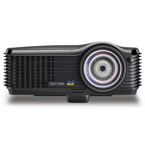  ViewSonic PJD7382 Ultra Short Throw XGA DLP Projector - 120Hz/3D Ready, 2500 Lumens, 3000:1 DCR