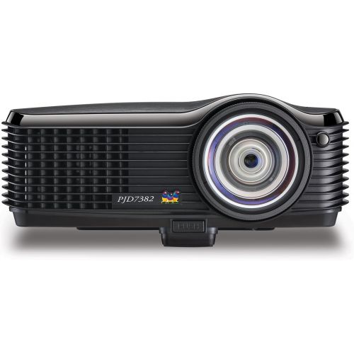  ViewSonic PJD7382 Ultra Short Throw XGA DLP Projector - 120Hz/3D Ready, 2500 Lumens, 3000:1 DCR