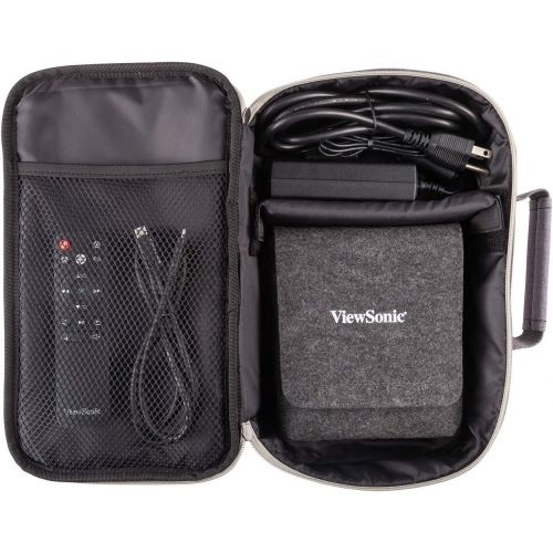  ViewSonic PJ-CASE-010 Zipped Soft Padded Carrying Case for M1 Projector Gray
