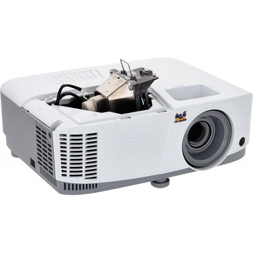  [아마존베스트]-Service-Informationen Viewsonic PA503S 3D Home Cinema DLP Projector (SVGA, 3,600 ANSI Lumens, HDMI, 2 Watt Speakers, 1.1x Optical Zoom) White/Grey