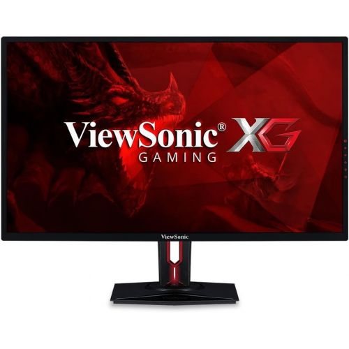  ViewSonic XG3220 32 Inch 60Hz 4K Gaming Monitor with FreeSync HDMI DP Eye Care Advanced Ergonomics and HDR10 for PC and Console Gaming