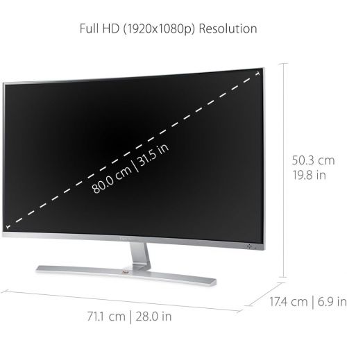  ViewSonic VX4380-4K 43 Inch Frameless Widescreen IPS 4K Monitor with HDMI USB and DisplayPort