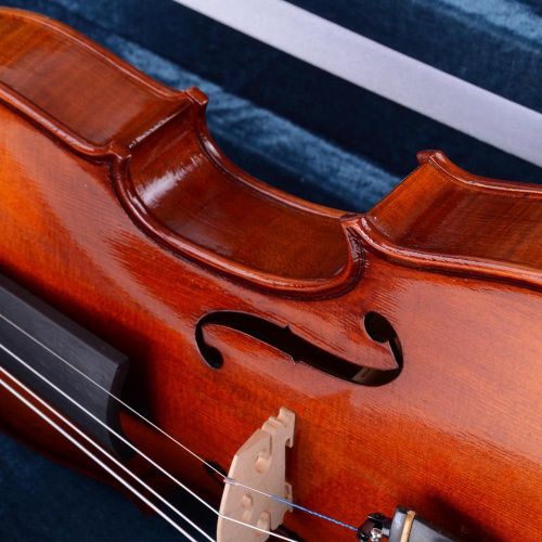  Vif 4/4 Full Size Handmade Stradivari Copy German Style Violin Fiddle Case Bow Set Natural Acoustic