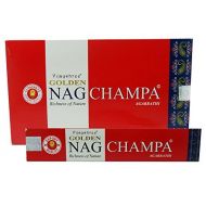 인센스스틱 Vijayshree Agarbathi Golden NAG Champa Incense Sticks 15G X 12