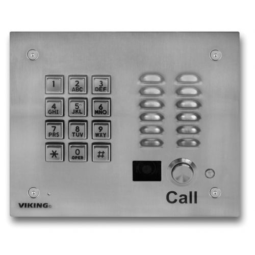  Viking Stainless Steel Keypad and Color Camera