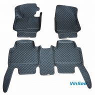 Viksee Car Floor Mats-for 2013-2018 Ford Escape, 3pcs Black Front & Rear Carpet Liner Mat