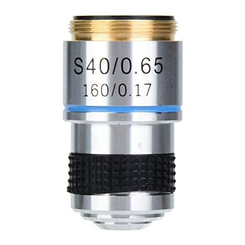  [아마존베스트]Vikye Microscope Lenses, 40X 160/0.17 Achromatic Lens for 185 Biological Microscope
