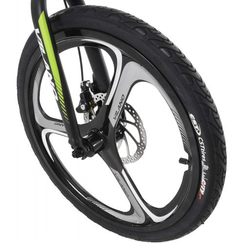  Vilano Atom Electric Folding Bike, 20-Inch Mag Wheels