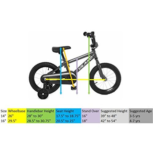  Vilano Boys BMX Style Bike, Kids 16