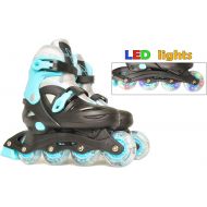 Vilano Adjustable Inline Skates for Boys or Girls, Lighted