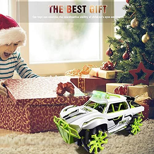  VillaCool Drift Stunt Remote Control Car - Speed Dual Mode Switch 4WD High Speed Drift Stunt Truck,All Terrains Electric Toy Off Road RC Vehicle, Toys for 6 7 8 9 - 16 Year Old Boys Birthday