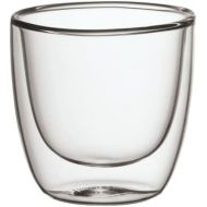 Villeroy & Boch Manufacture Rock Small Tumbler, 2.5 in/3.75 oz, Crystal Glass, Clear