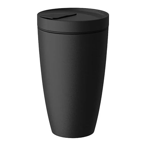  Villeroy & Boch Manufacture Rock Coffee To Go mug, Premium Porcelain, 350 ml, matt black