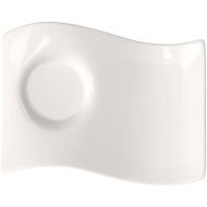 Villeroy & Boch New Wave Cafe Large Party Plate, 8.5 x 6.5 in, White, 1 Count (Pack of 1)